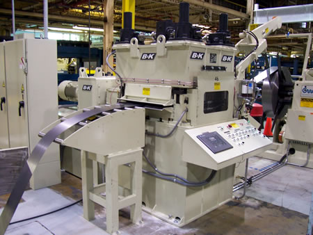 This B&K Precision Leveler has been integrated into a new Press Feed Line