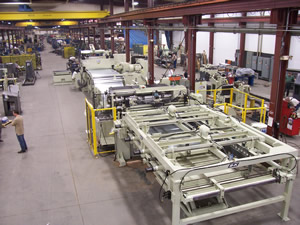 B&K Cut to Length System Stacker View